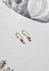 Cubic Drop Pearl Earrings image 2