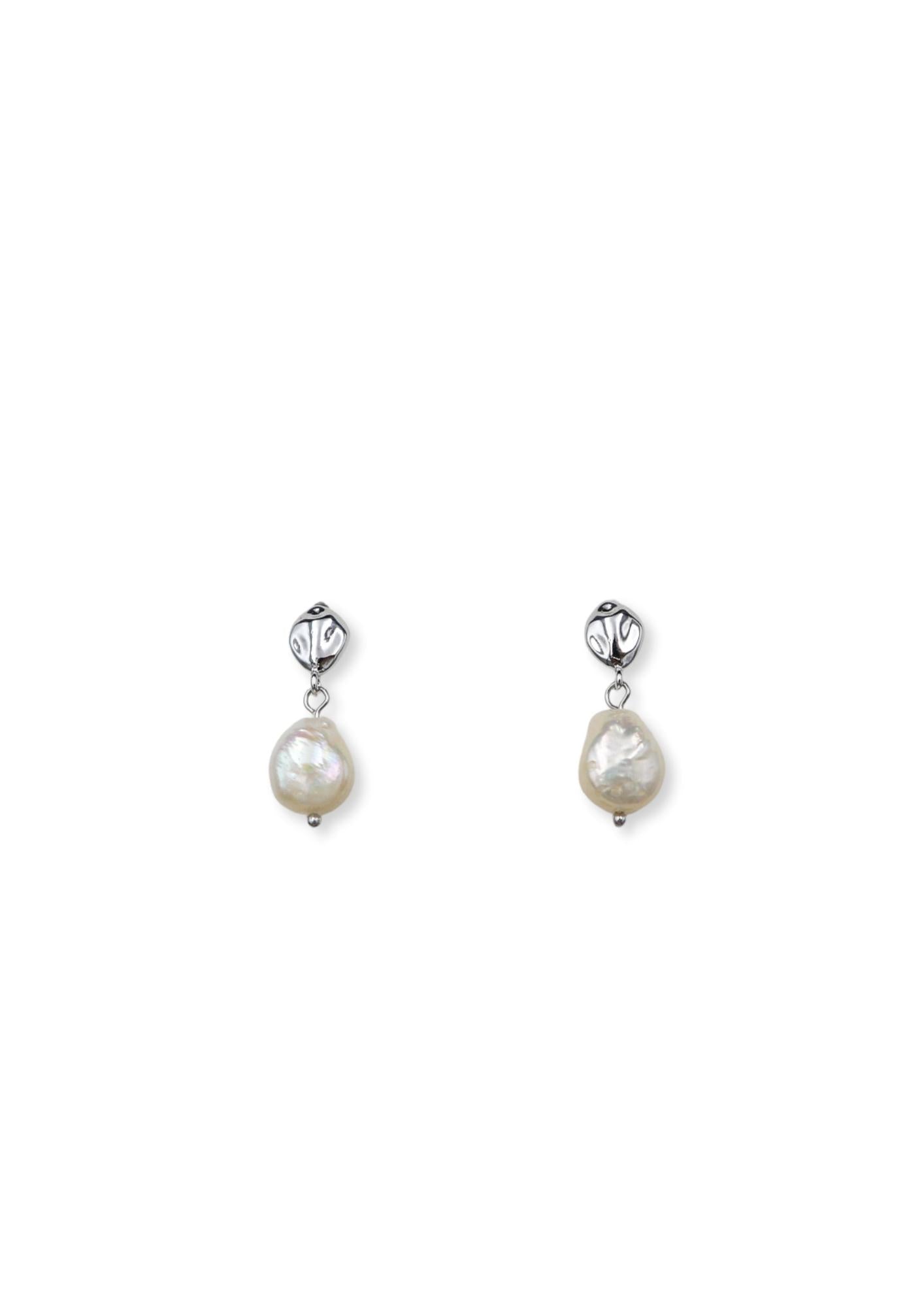 Pie Pearl Stud Earrings image 2