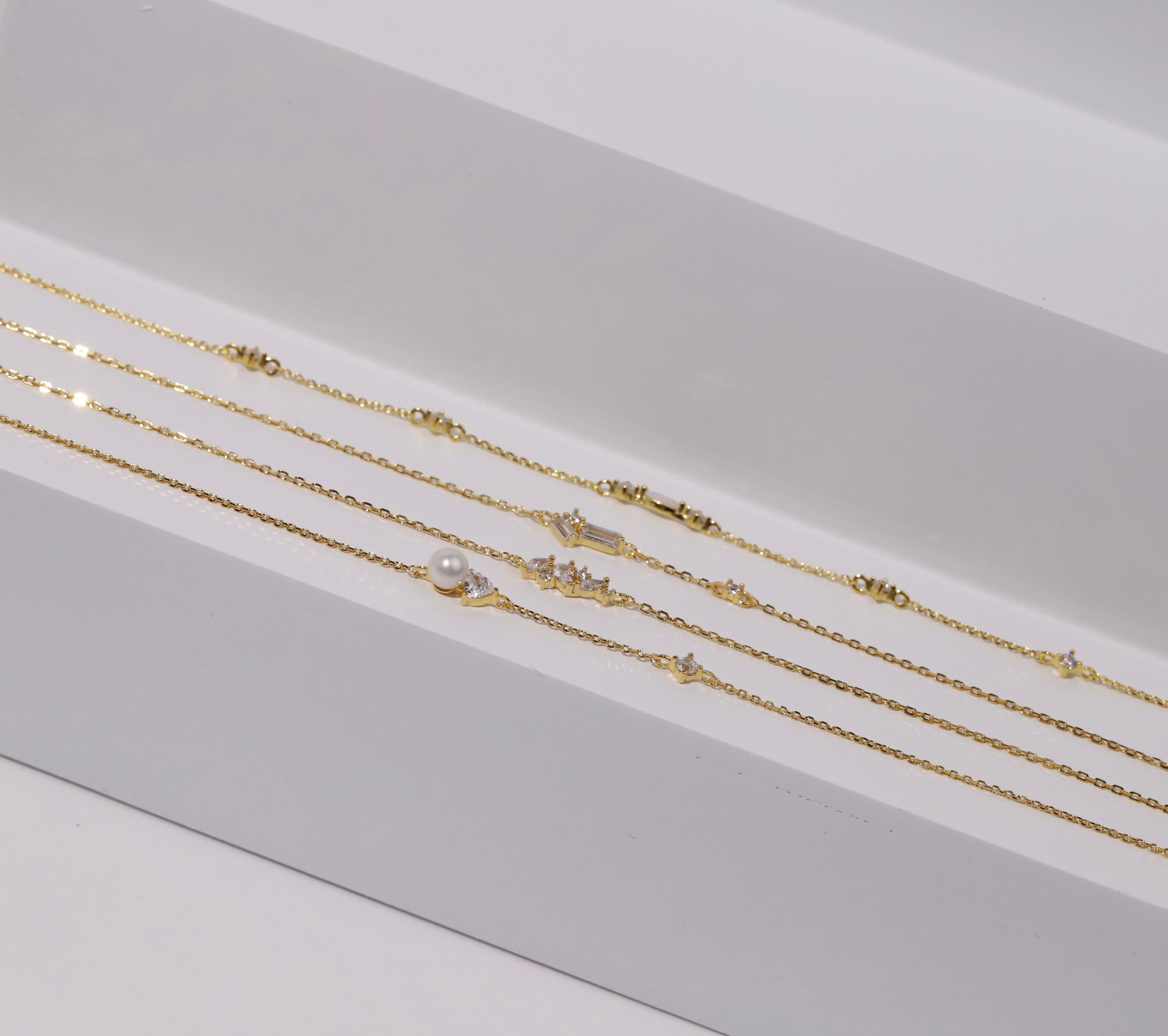 Side Baguette Cubic Bracelet image 3