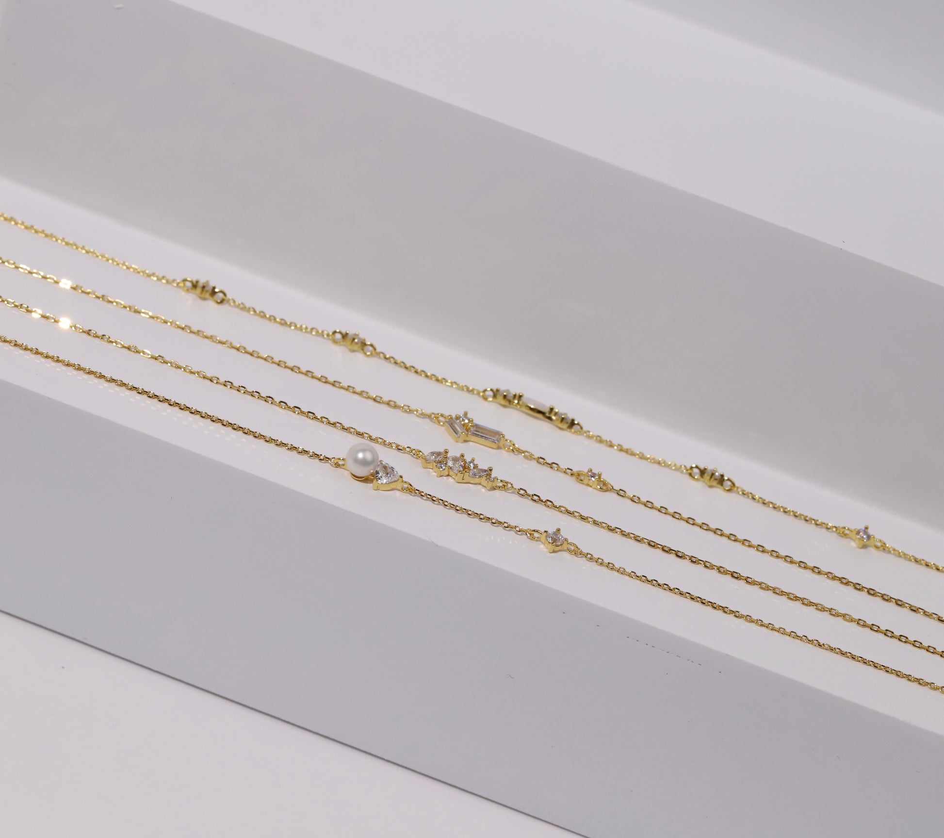 Side Baguette Cubic Bracelet image 3