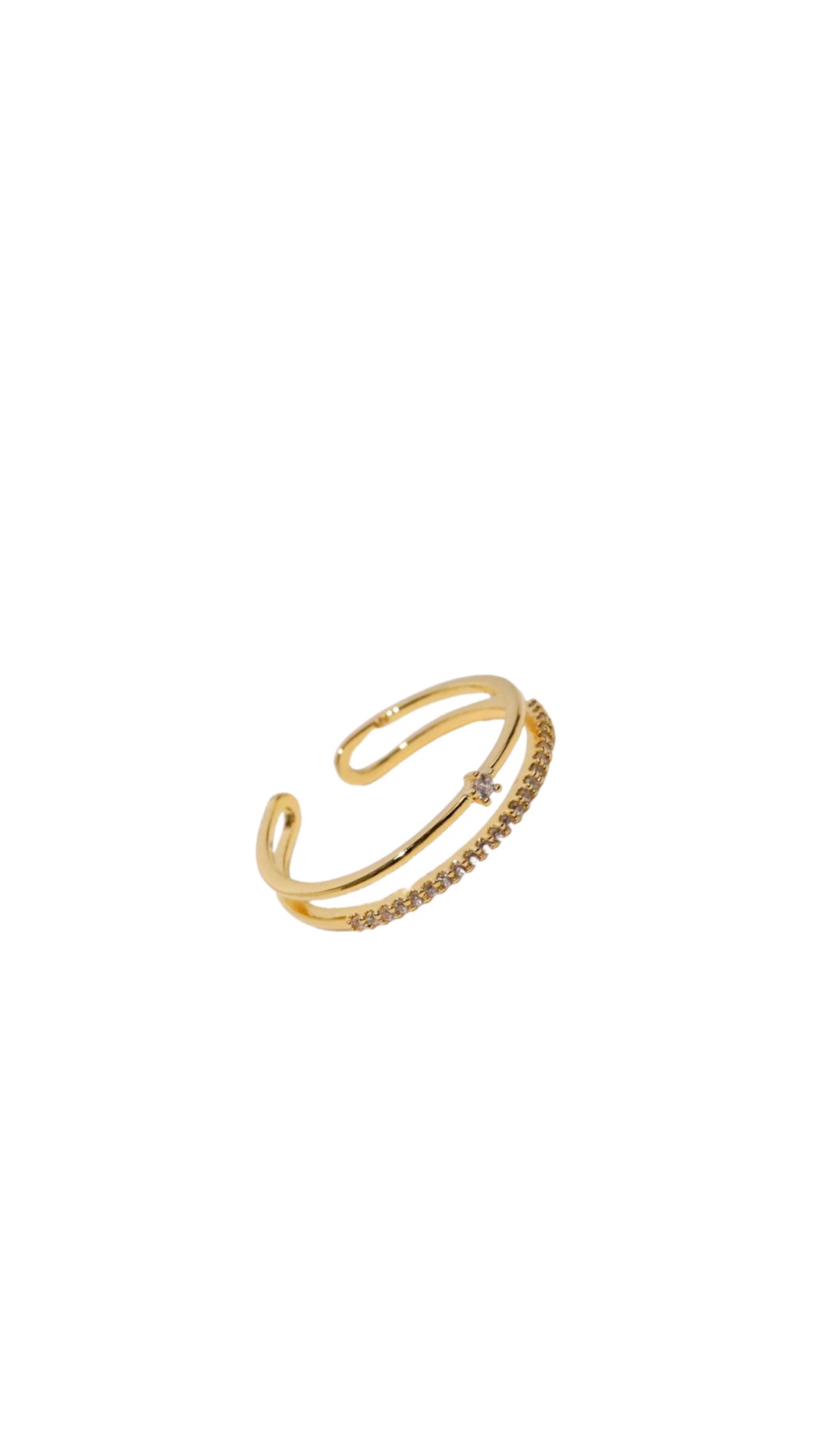 SRC008 Adjustable Double Cubic Ring  image 1