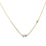 Pearl + Cubic Necklace image 0