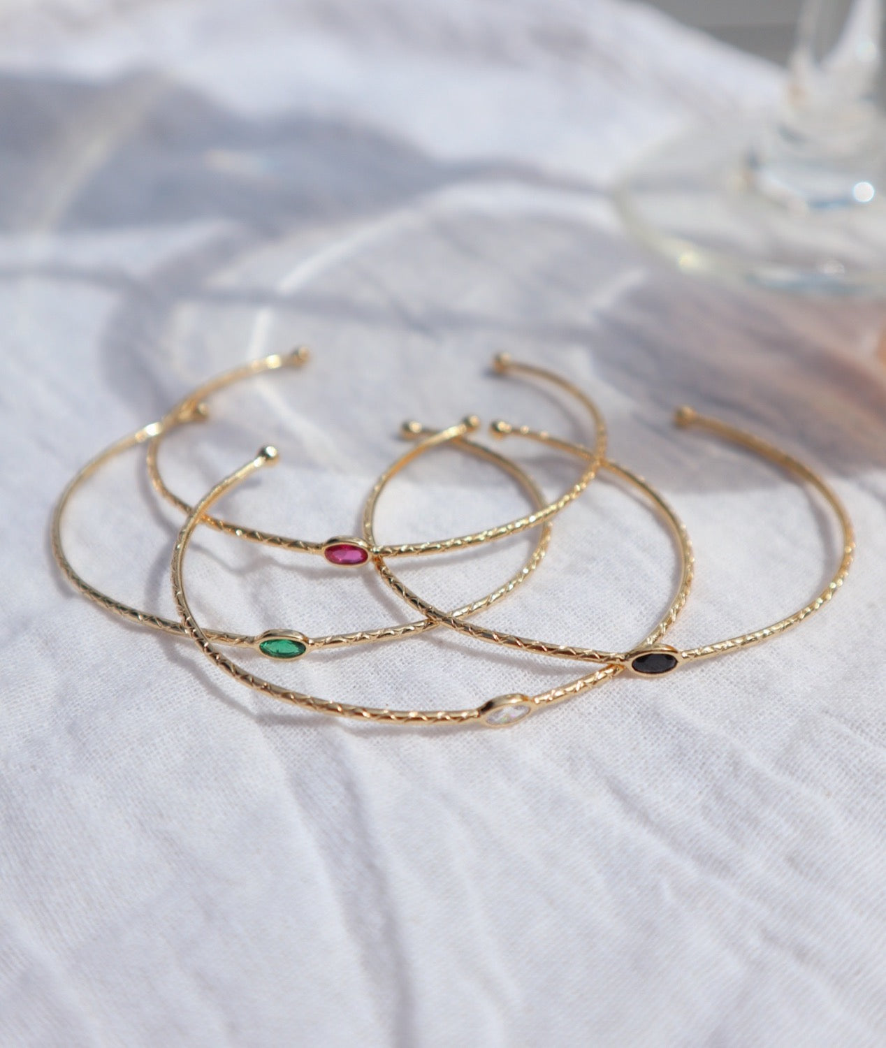 Simple Stone Bangle image 2