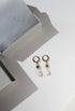 Labradorite Drop Huggie Earrings image 4
