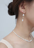 Mumm Crystal + Pearl Drop Earrings   image 1