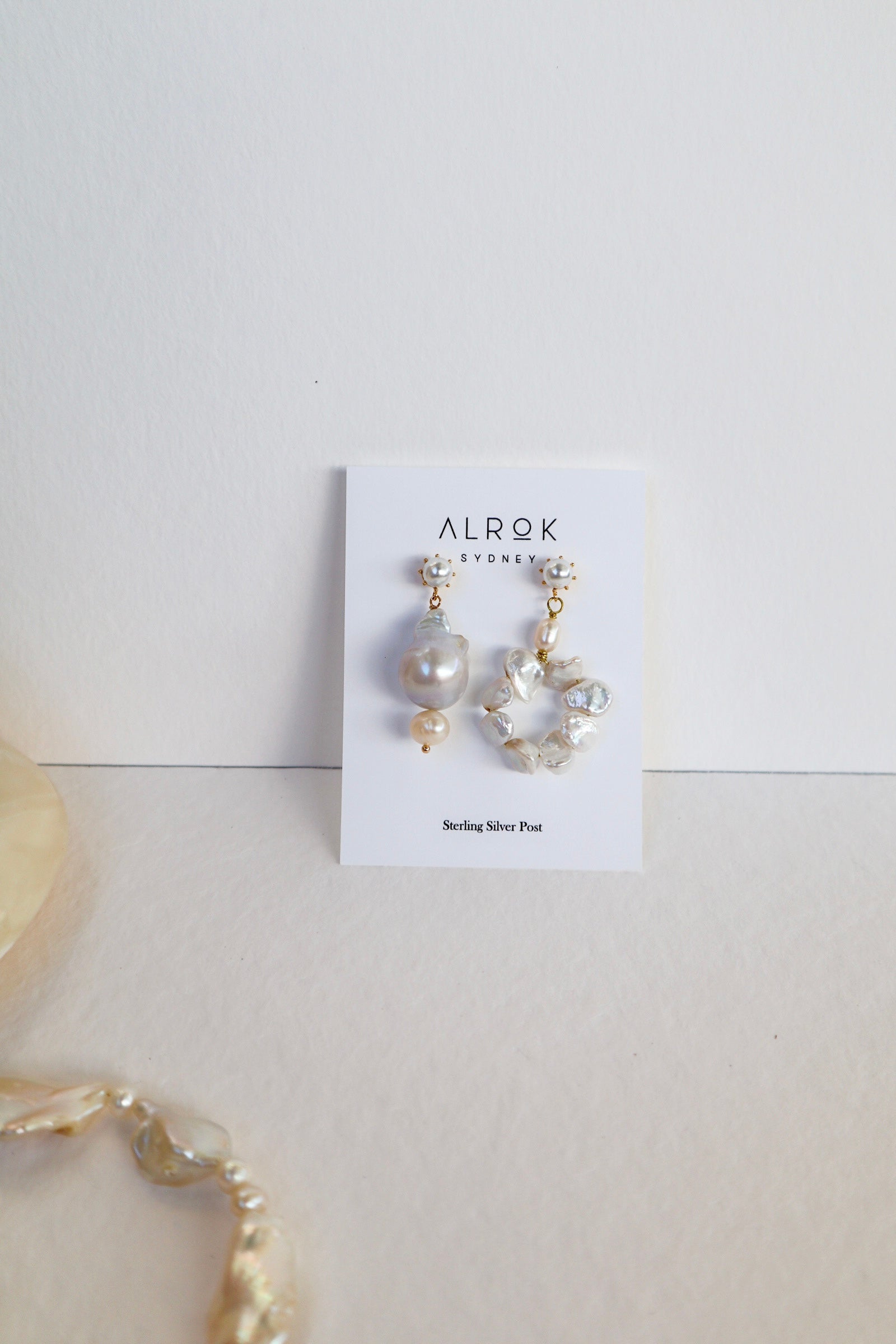 Holy Mismatch Pearl Earrings image 5