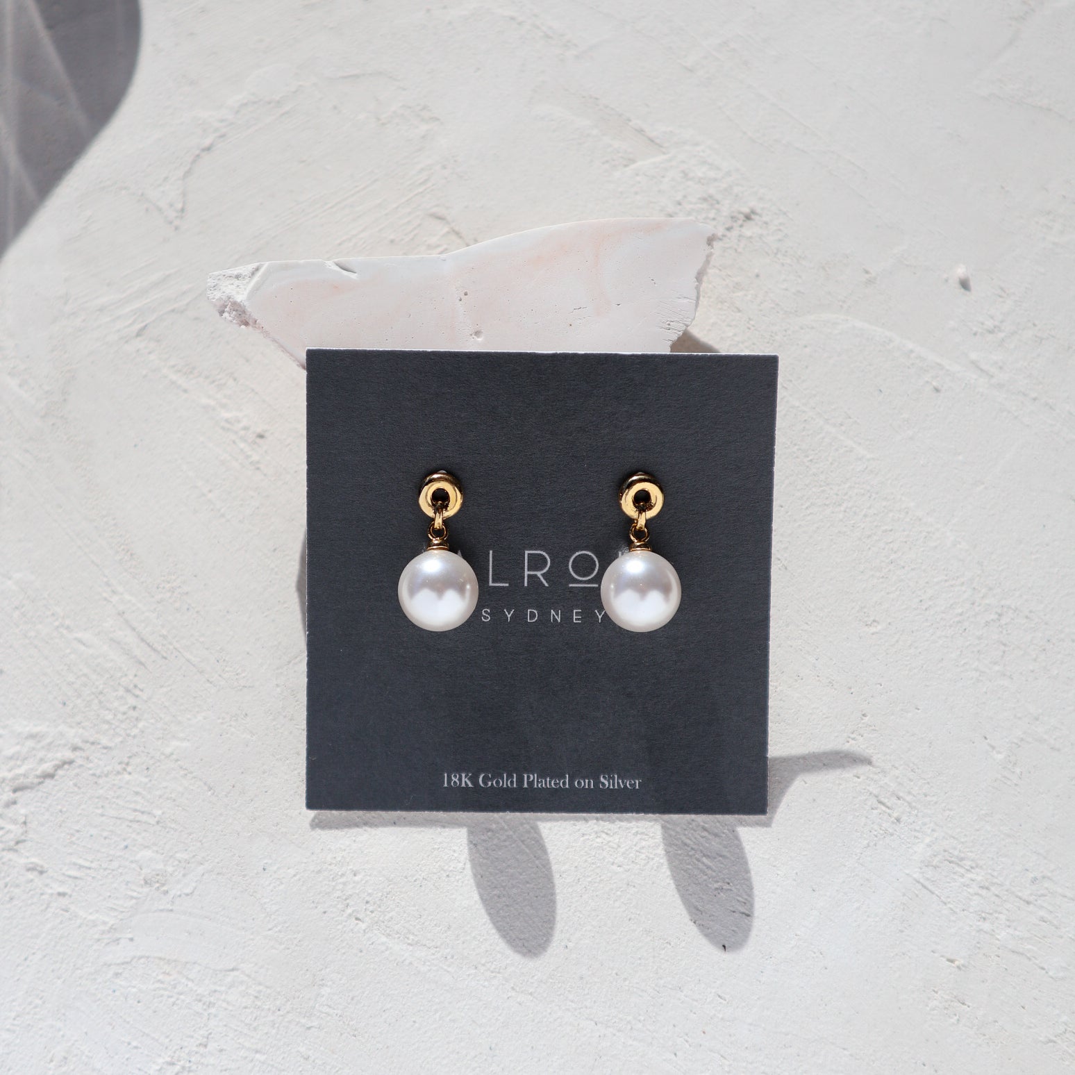 Classic Pearl Stud Earrings image 1