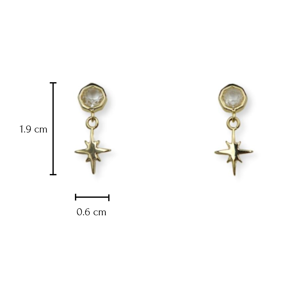 Stardust Crystal Stud Earrings image 1