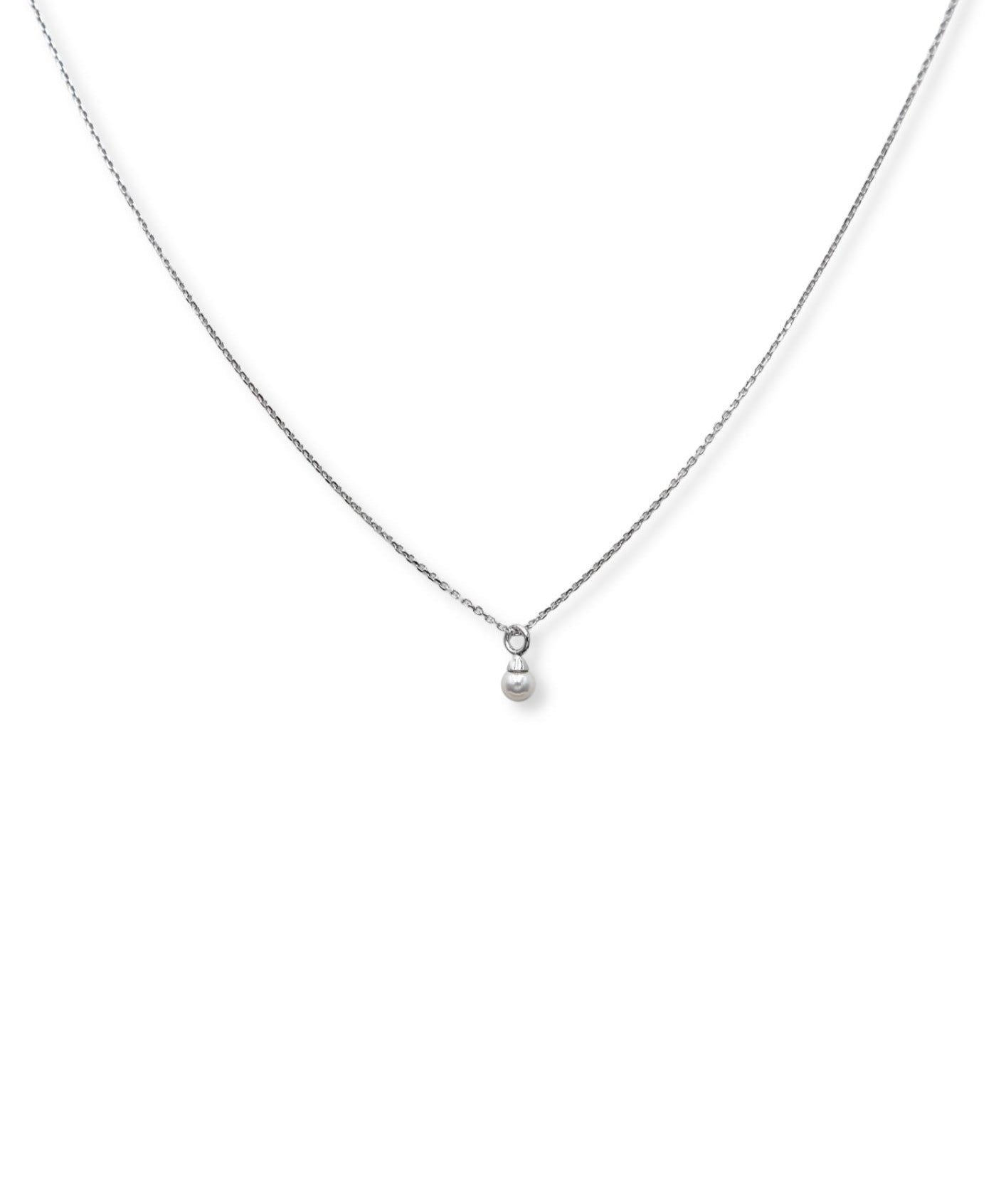 Cavier Pearl Gold Plated Silver Necklace image 4