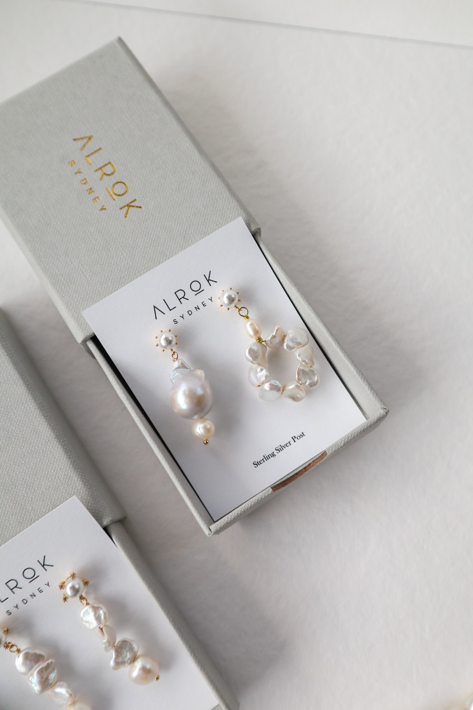 Holy Mismatch Pearl Earrings image 0