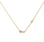 Side Baguette Cubic Necklace