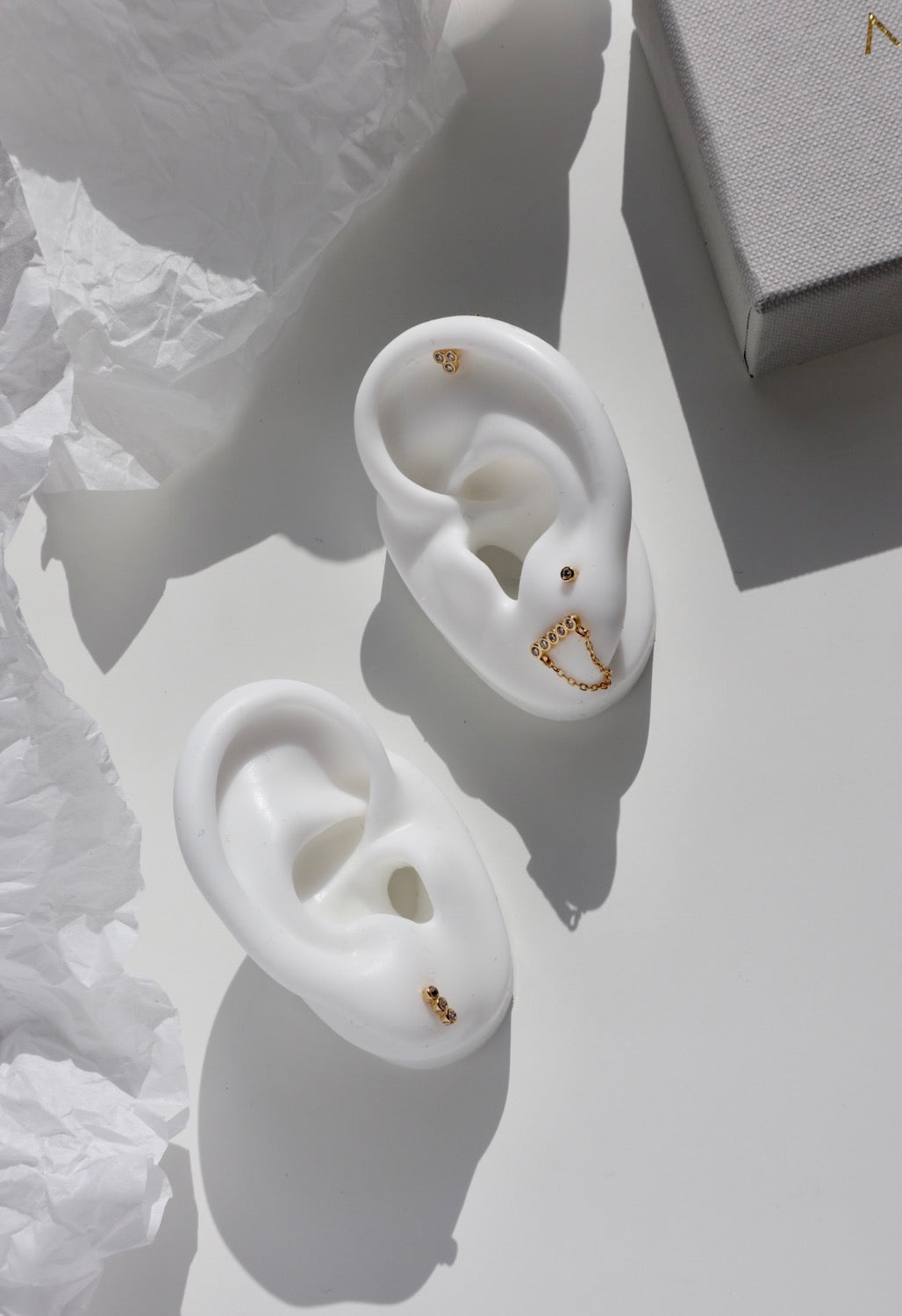 Holly Silver Stud Earrings Set image 0