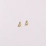 10K Gold & Stud Earrings