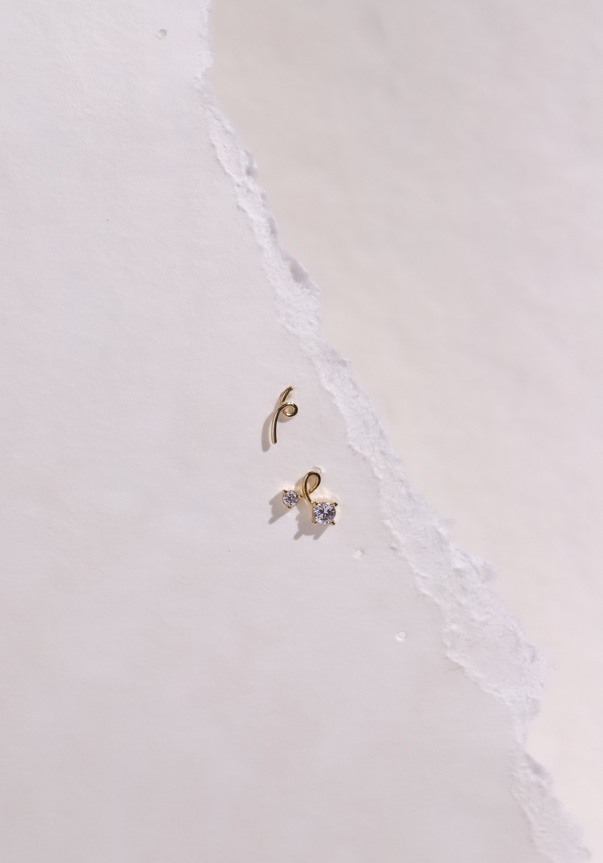 Together Cubic 10K Studs