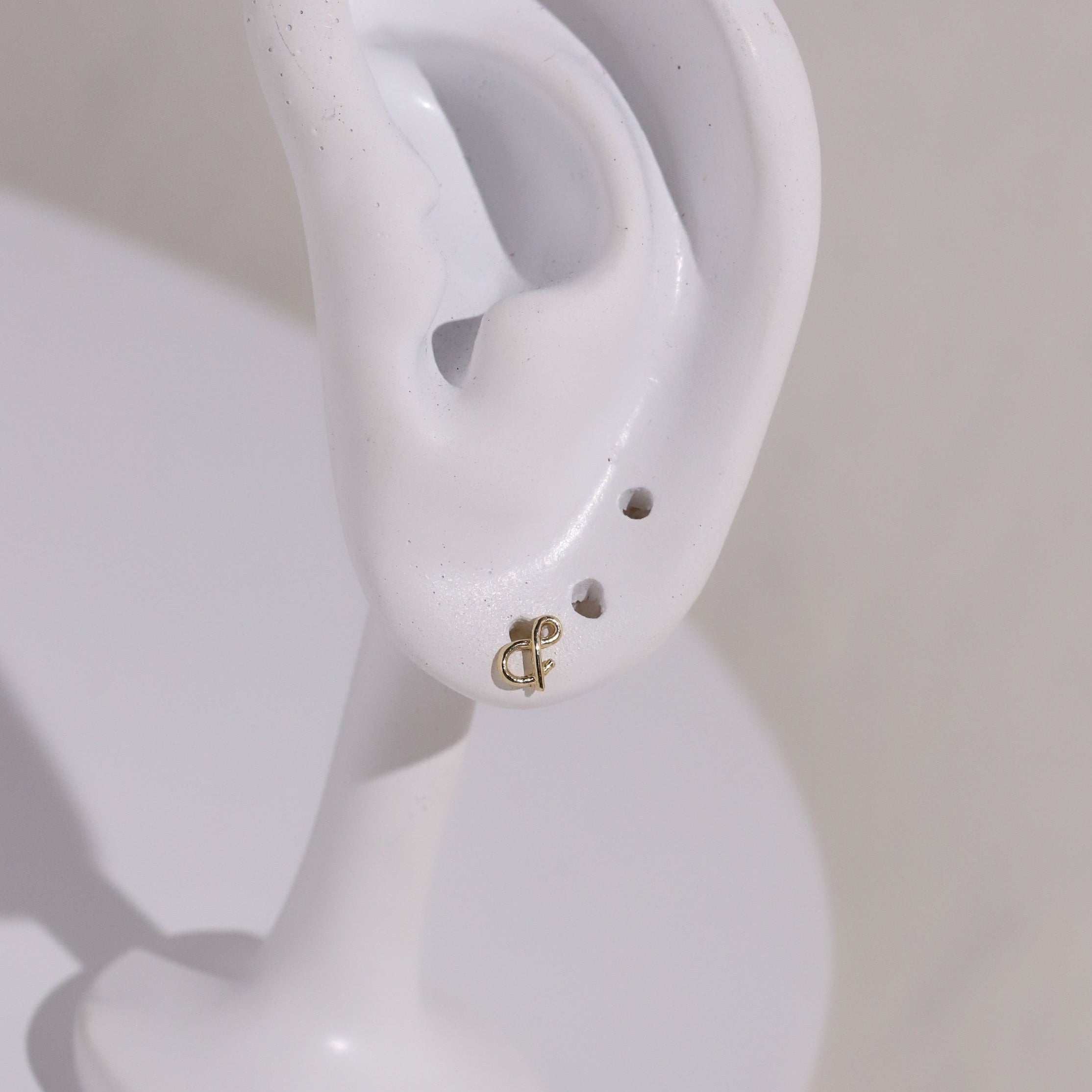 10K Gold & Stud Earrings