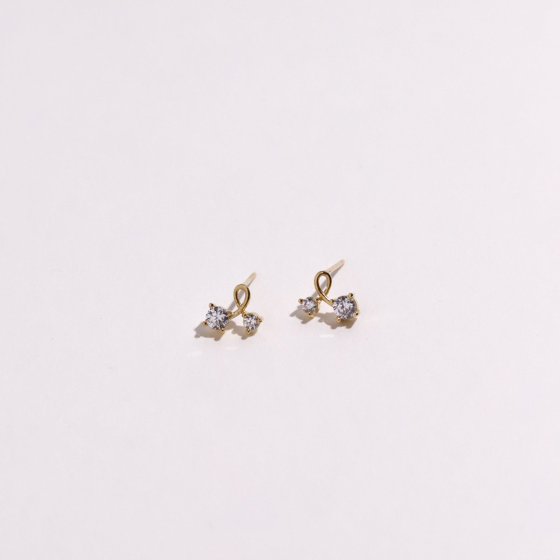 Together Cubic 10K Studs