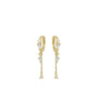 Verde Chain Drop Hoops