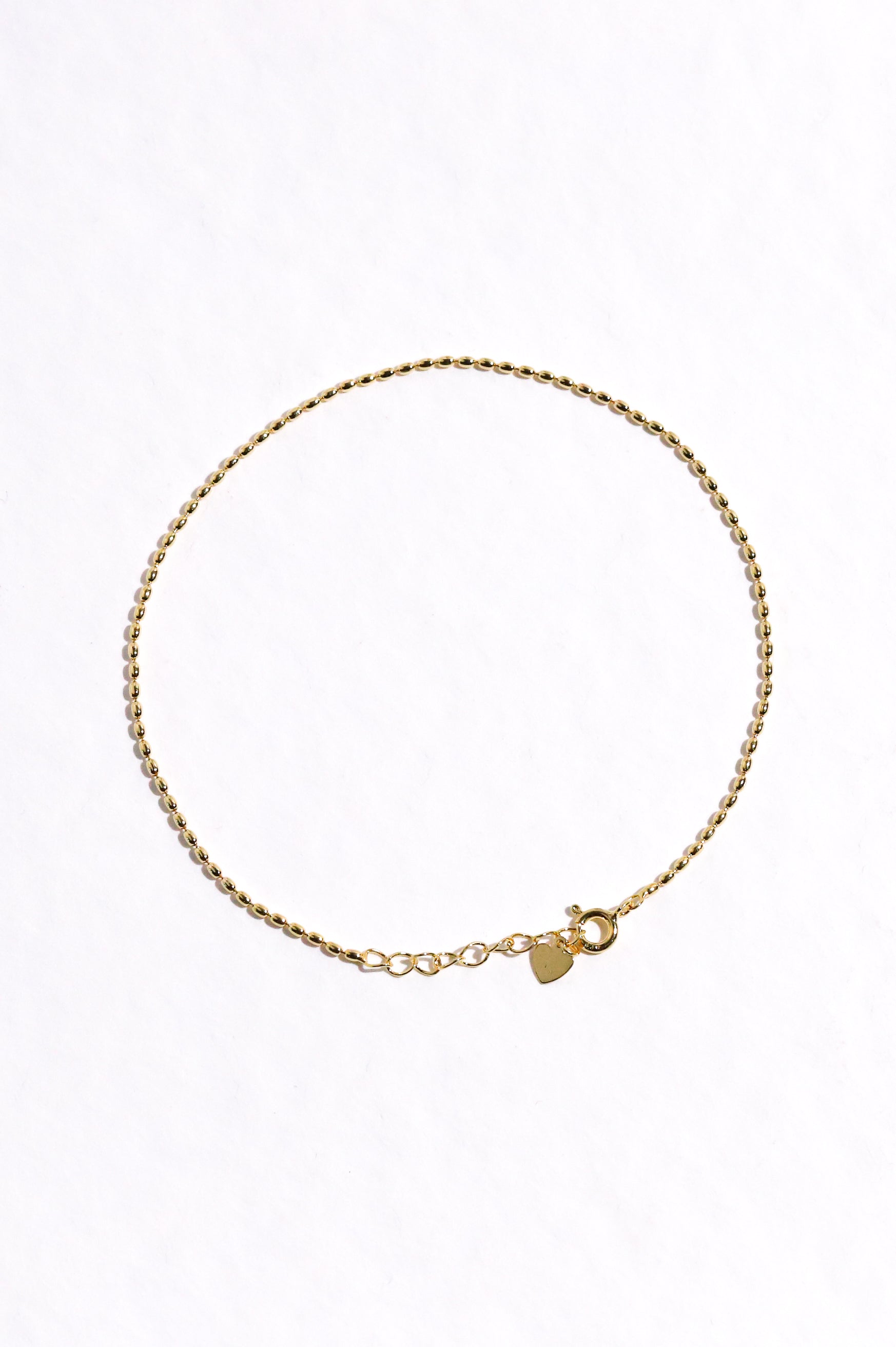 Thin Bullet Chain Anklet