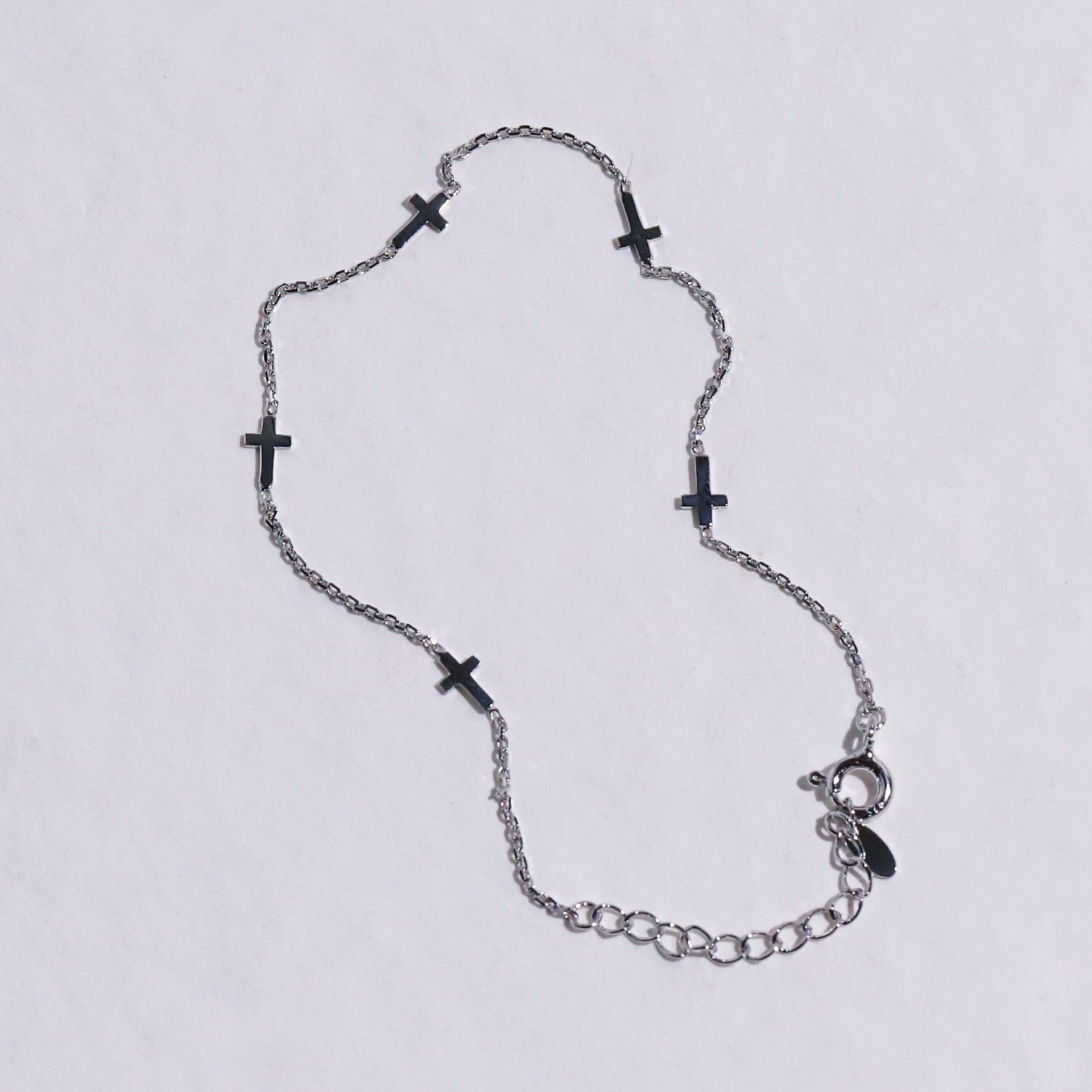 Multiple Cross Chain Bracelet