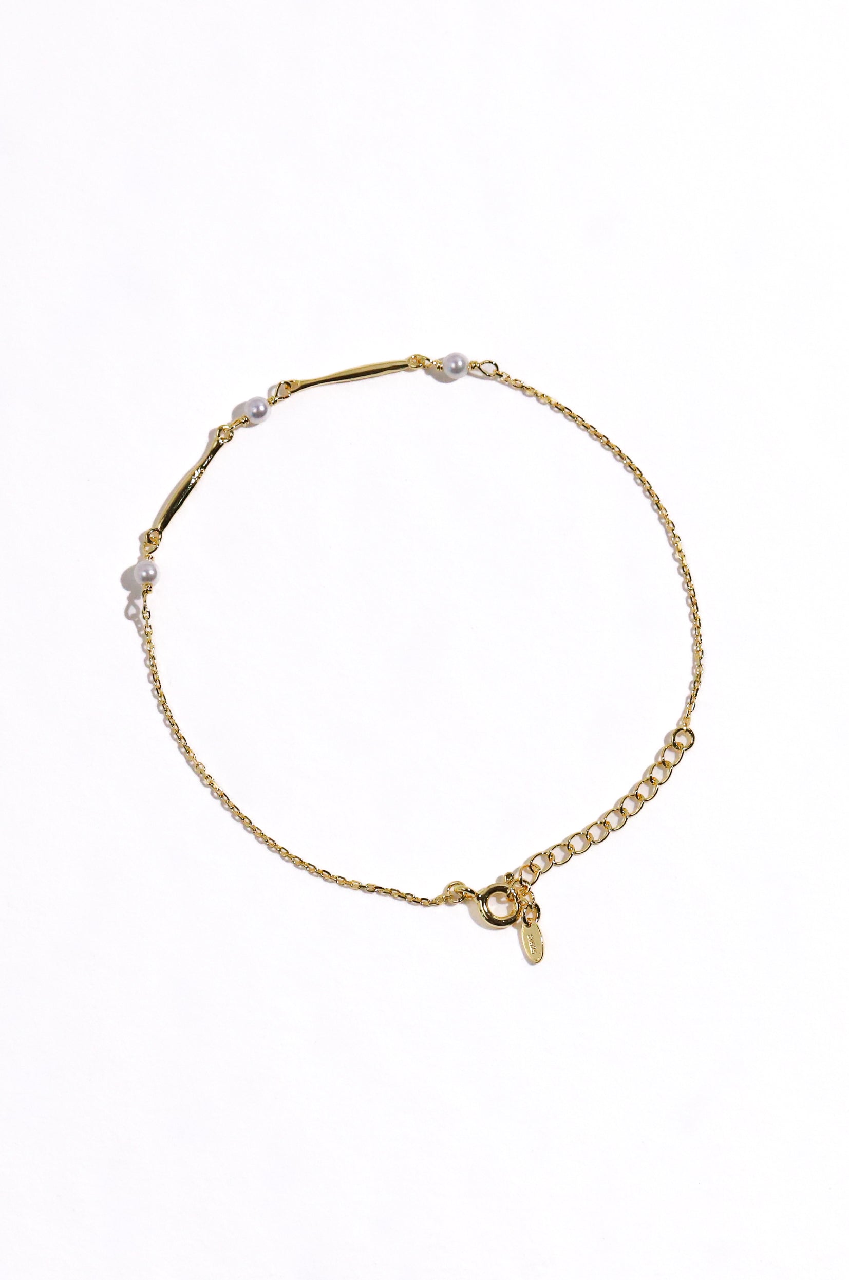 3 Pearl Bar Bracelet
