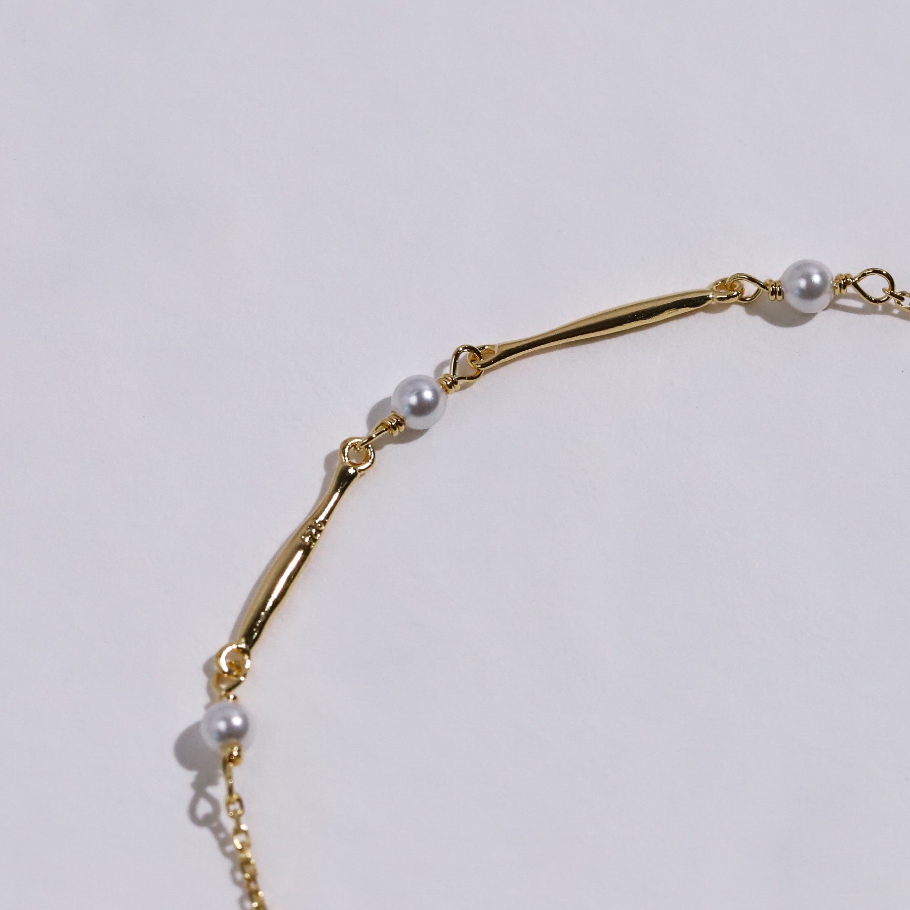 3 Pearl Bar Bracelet