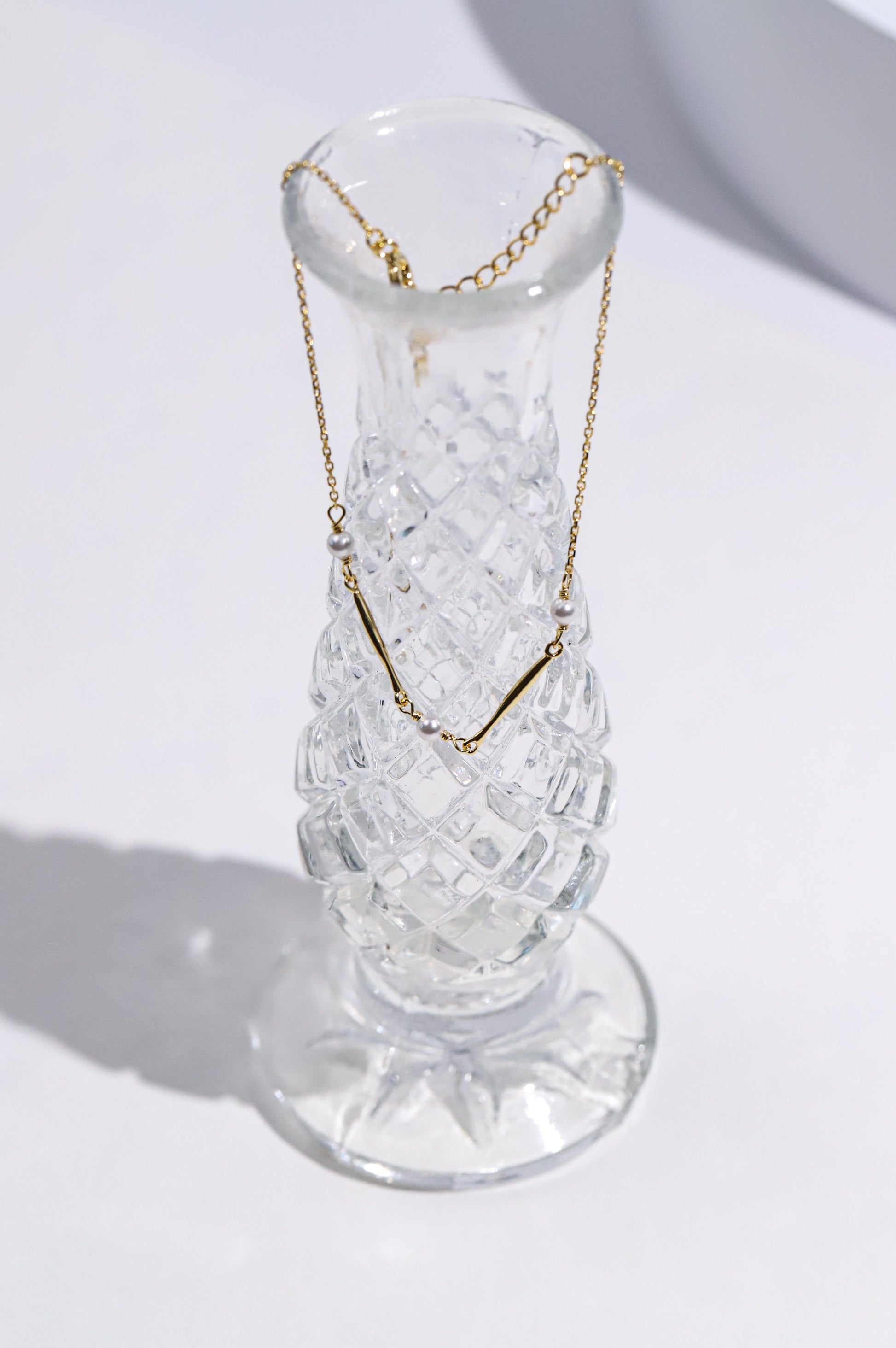 3 Pearl Bar Bracelet