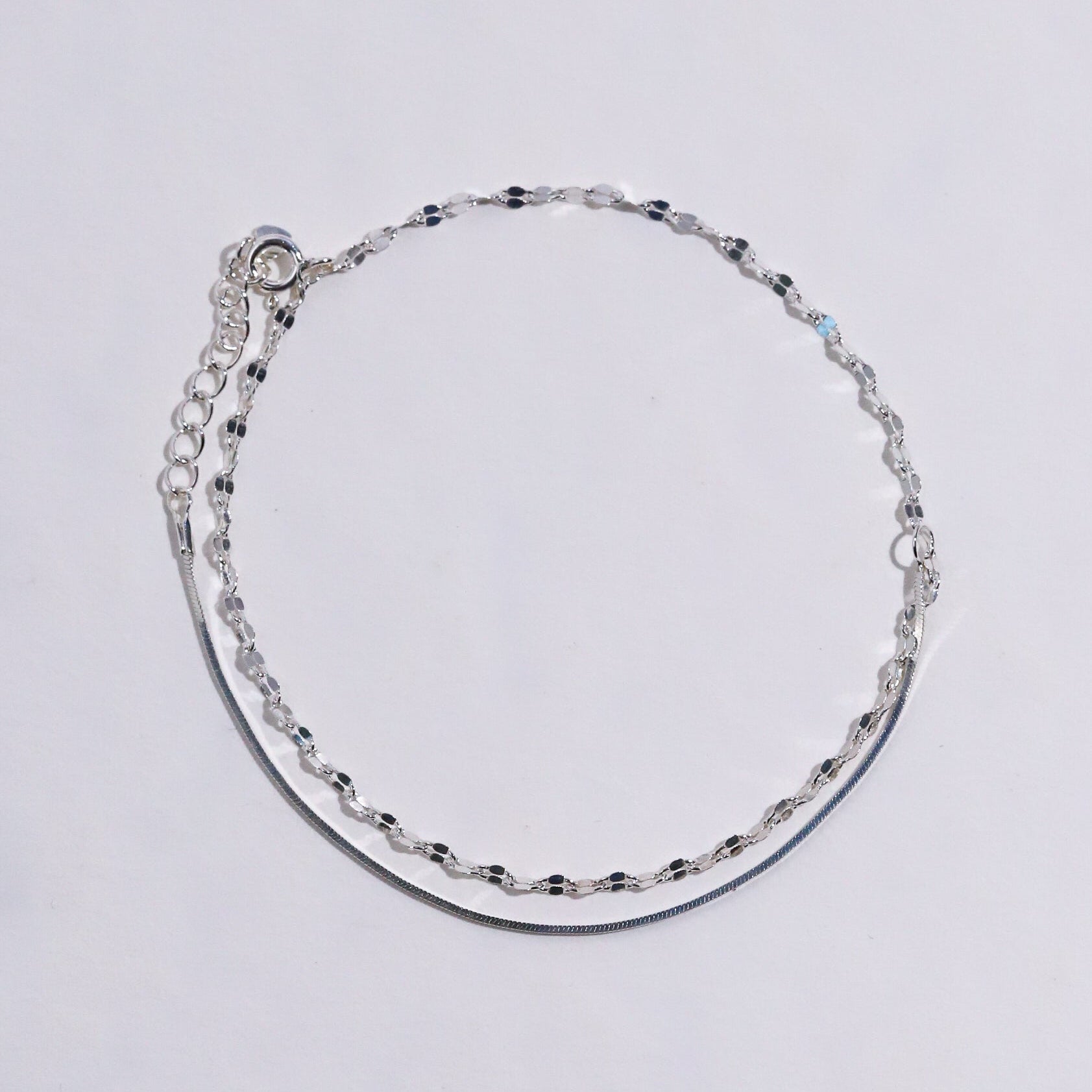 Double Lip Chain Anklet