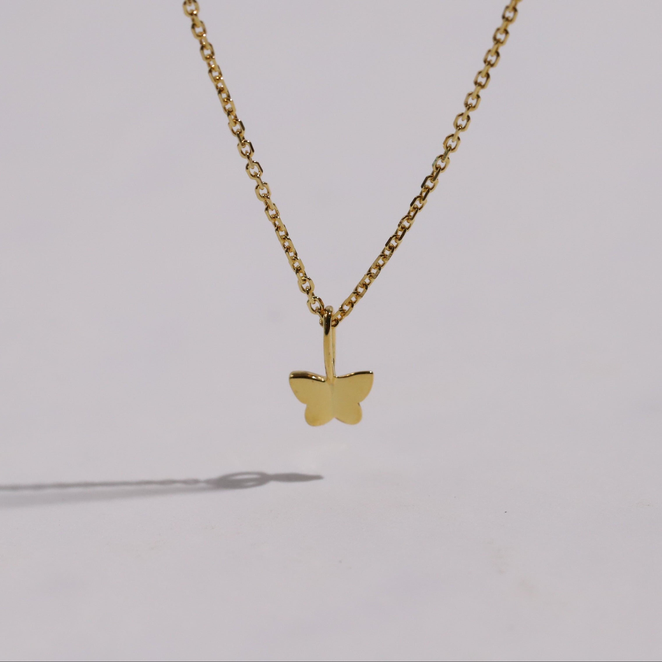 Plain Little Butterfly Necklace