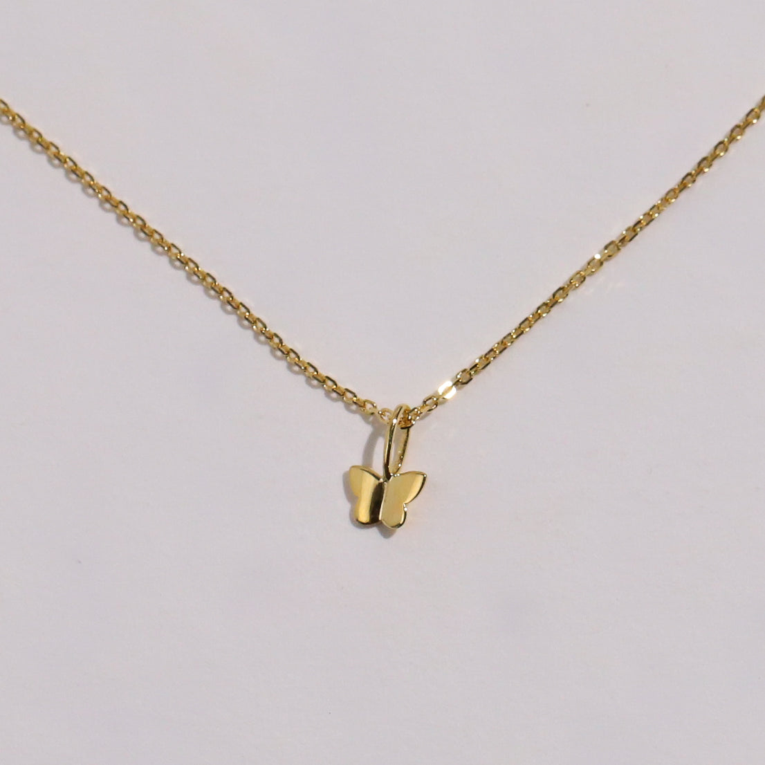 Plain Little Butterfly Necklace