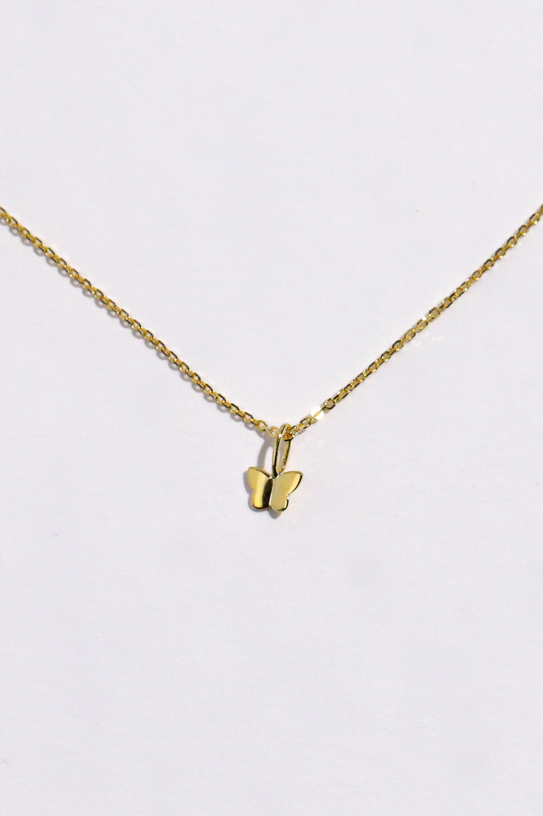 Plain Little Butterfly Necklace