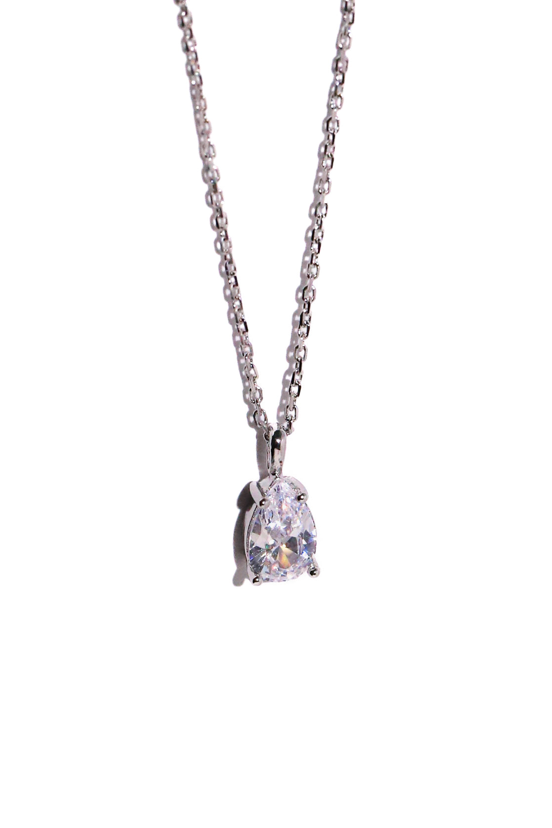 Cubic Teardrop Necklace