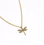 Cubic Dragonfly Necklace