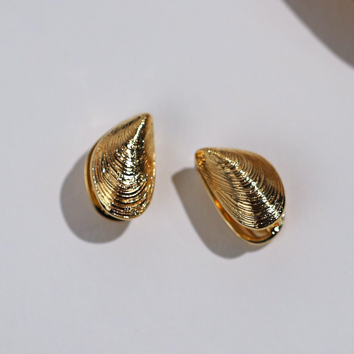 Sea Sculpt Mussel Earrings