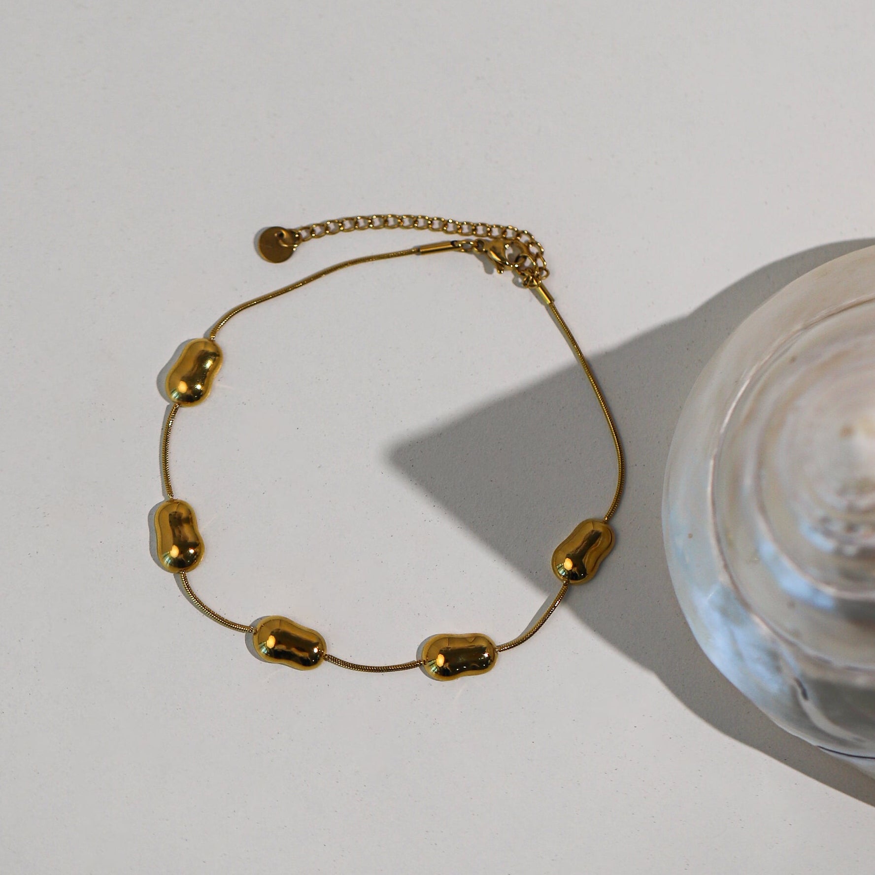 Gold Bean Anklet