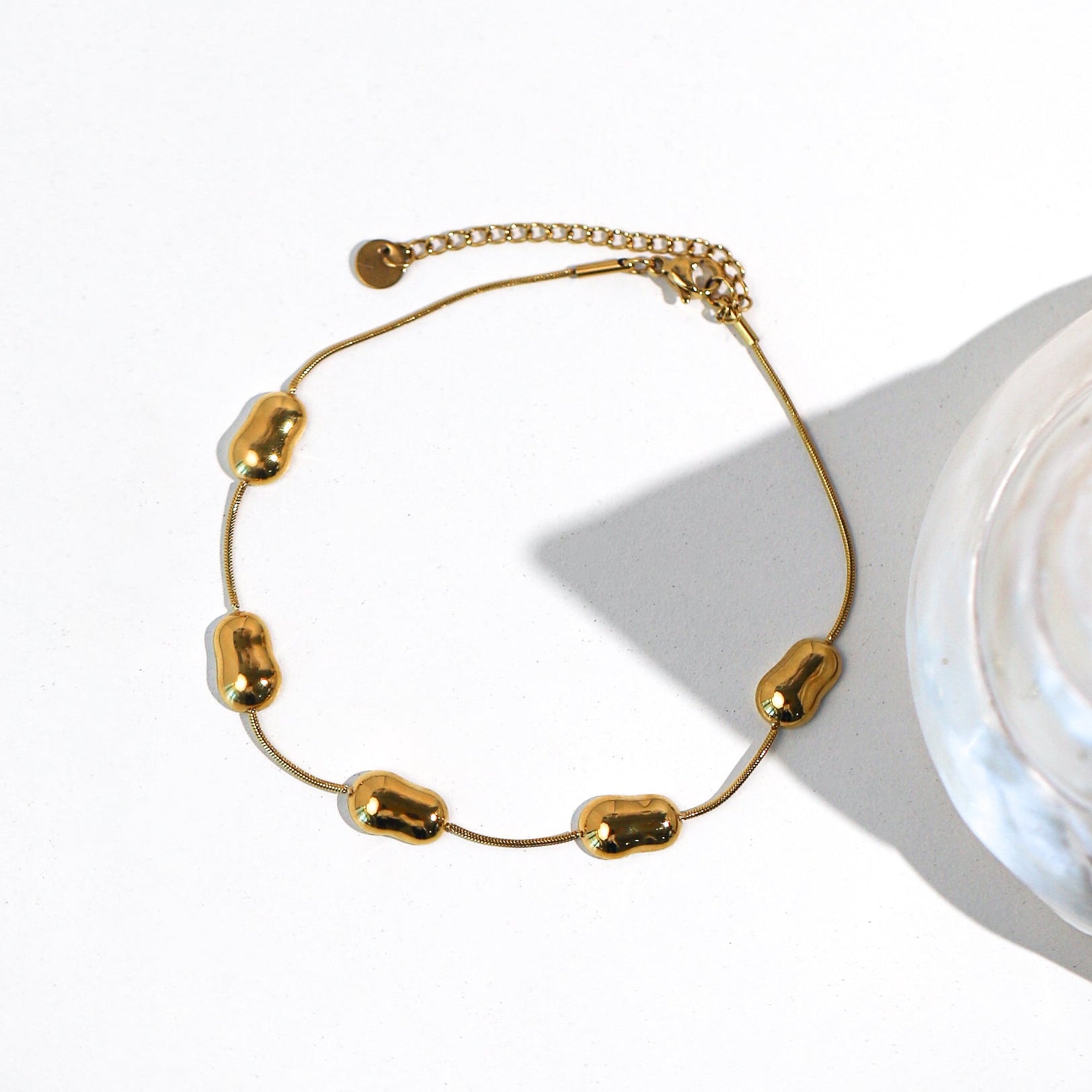 Gold Bean Anklet