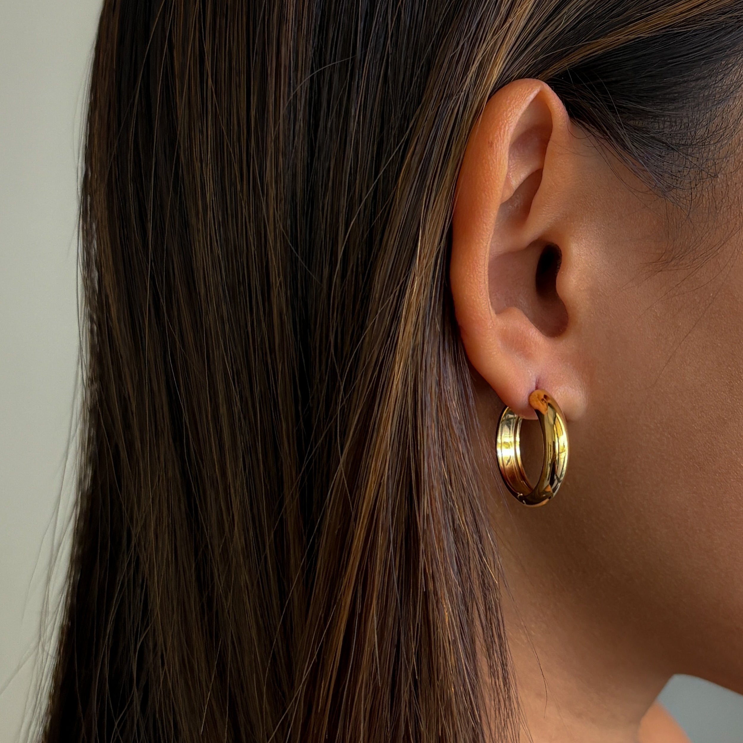 Basic Flat Round Hoops