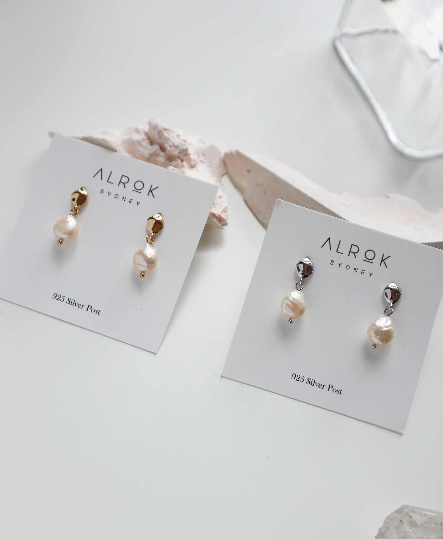 Pie Pearl Stud Earrings image 4