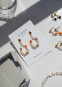 Multi Ball Pearl Drop Earrings image 0