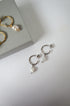 Time Pearl Hoop Earrings image 6