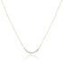 Curve Cubic Silver Necklace image 1