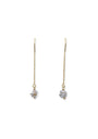 Pearl Chips Threader Earrings image 0