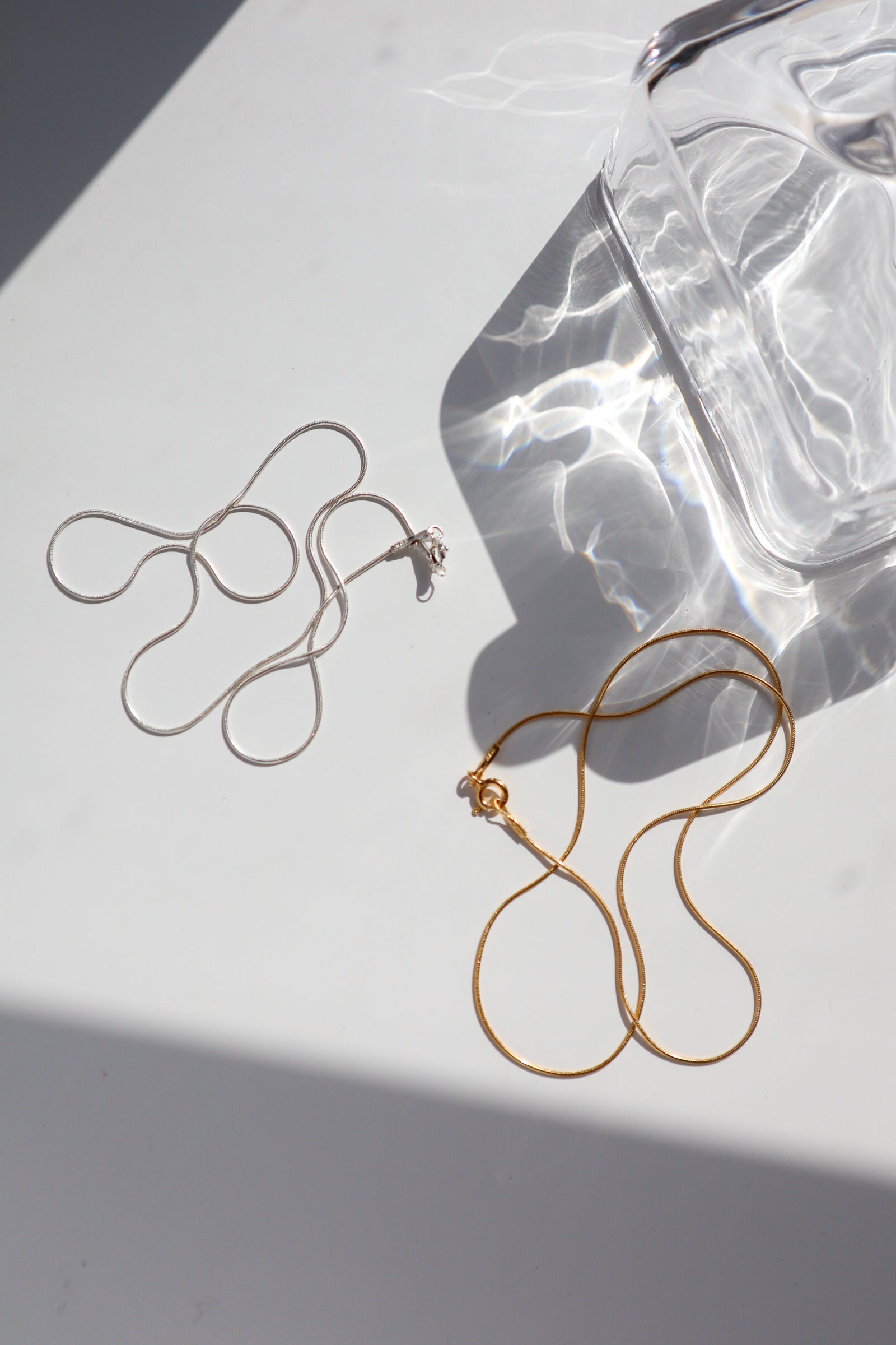 Silver Snake Chain Necklace image 6