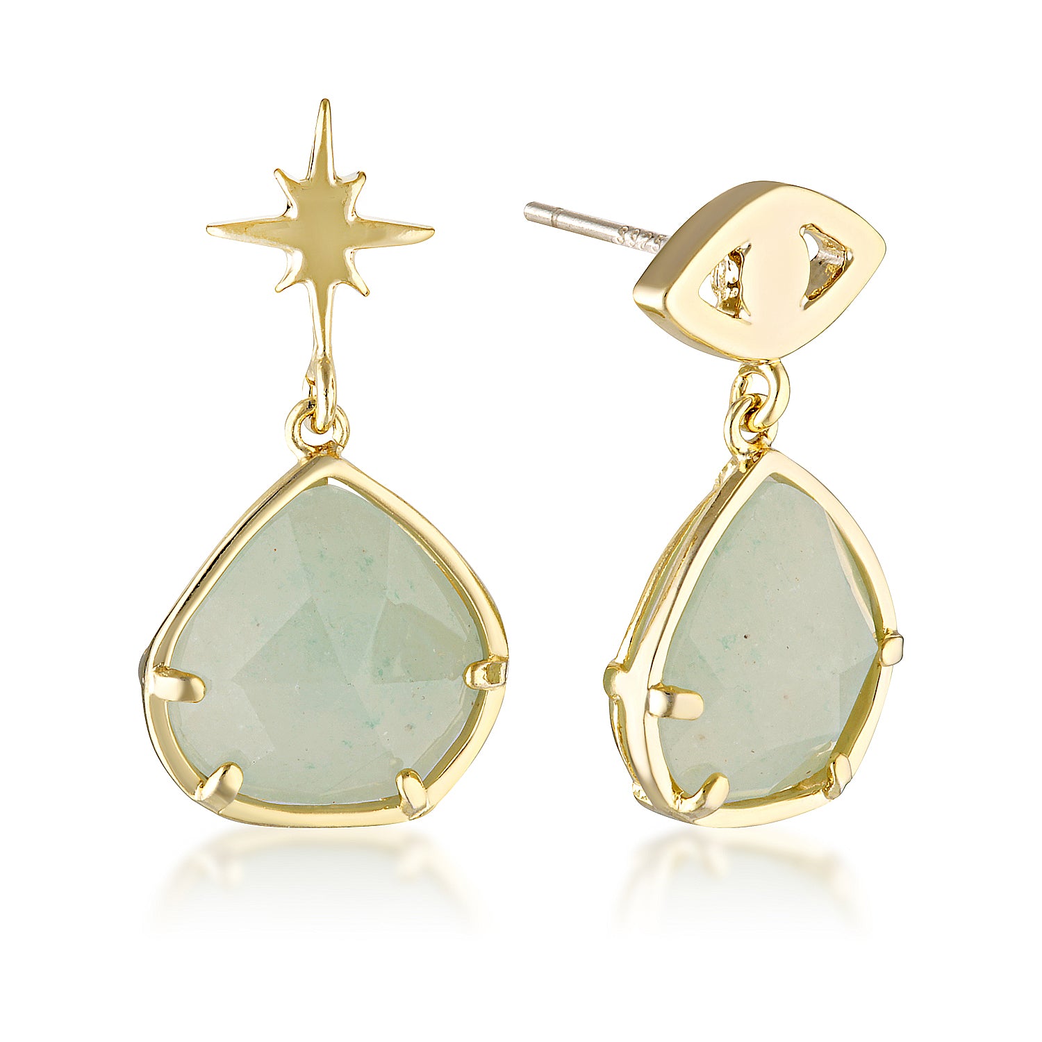 Mismatch Star Eye Earrings image 0
