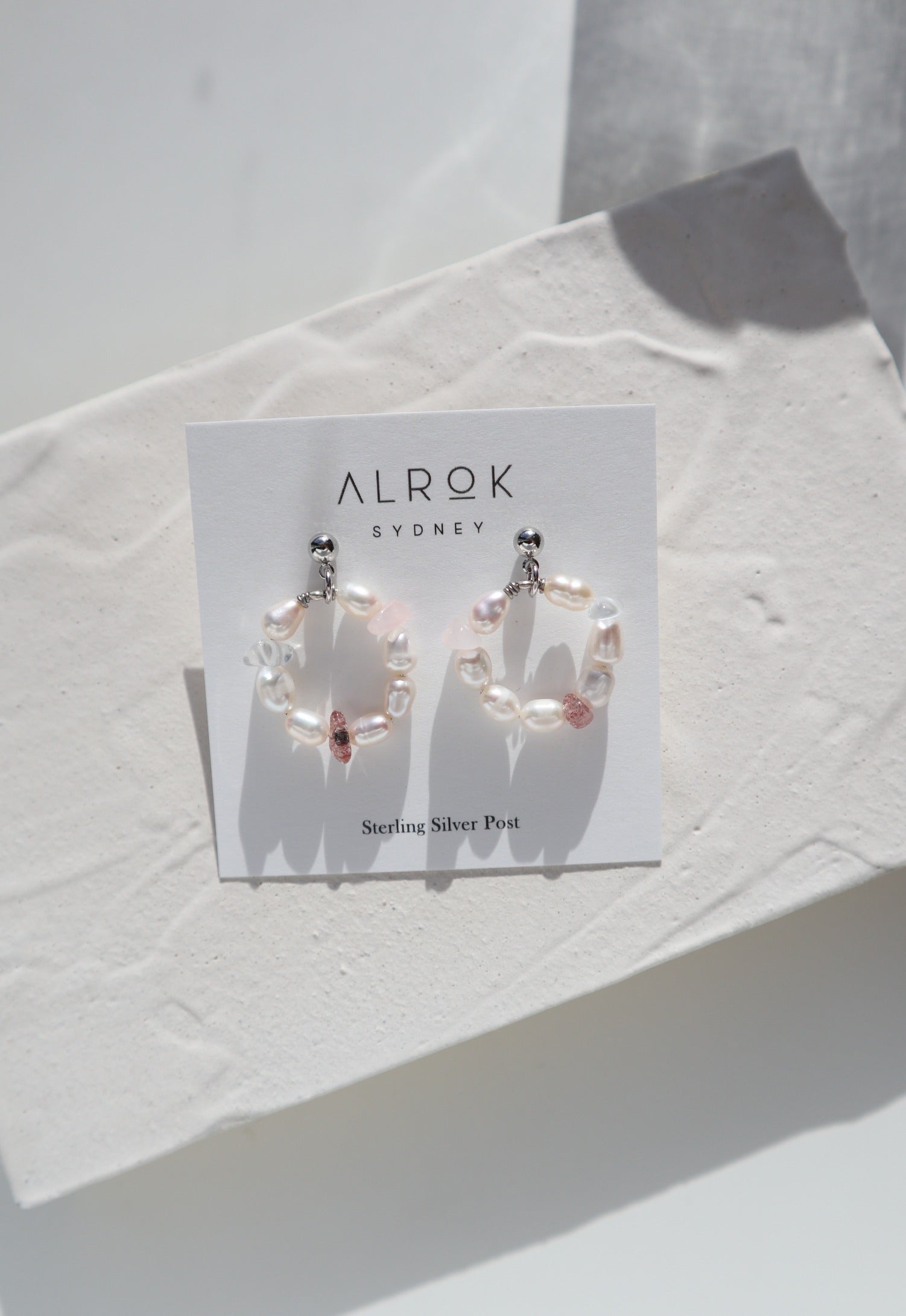 Summer Snow Pearl Earrings image 7