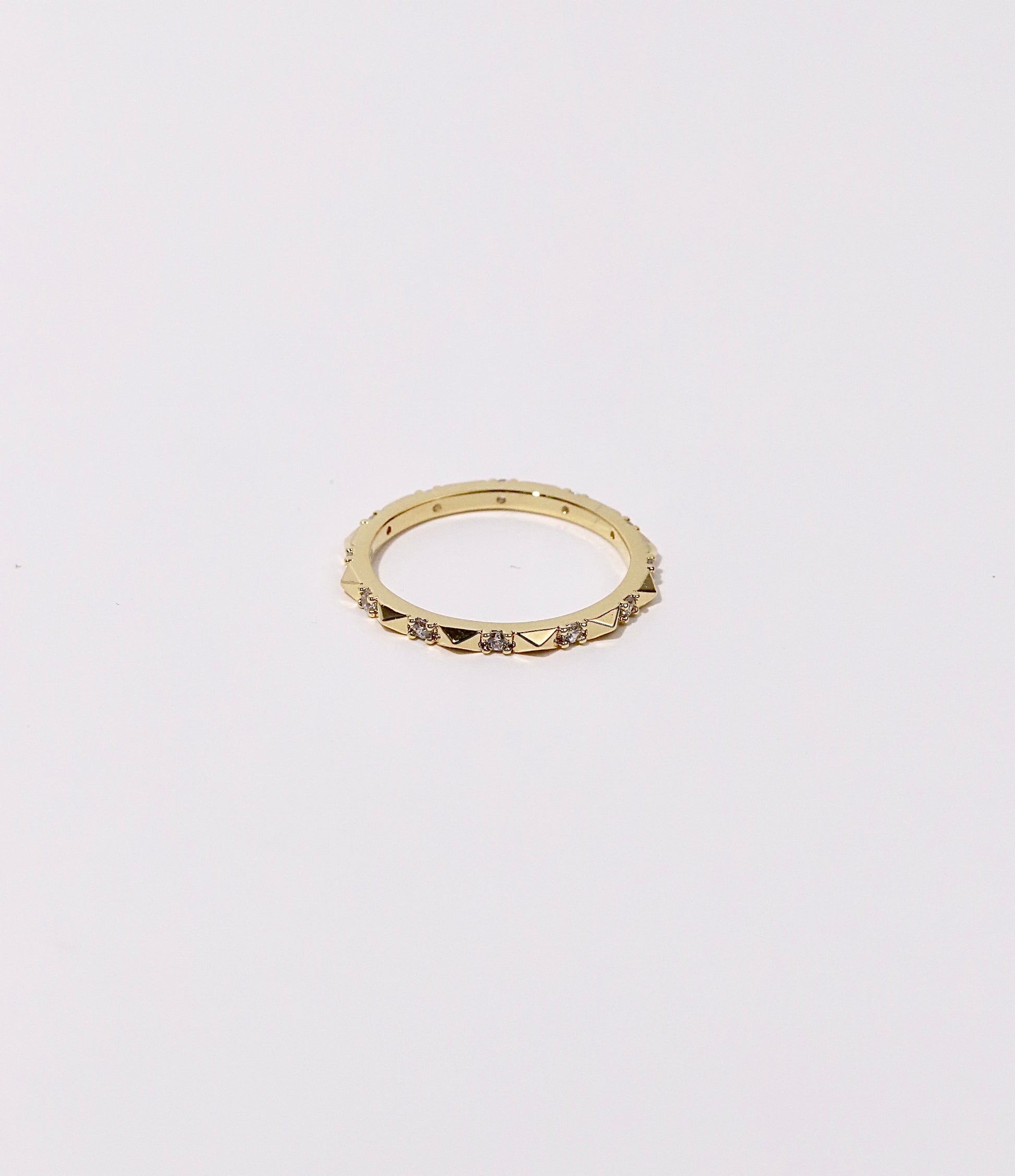 SRC002 Rock Stud Cubic Ring  image 1