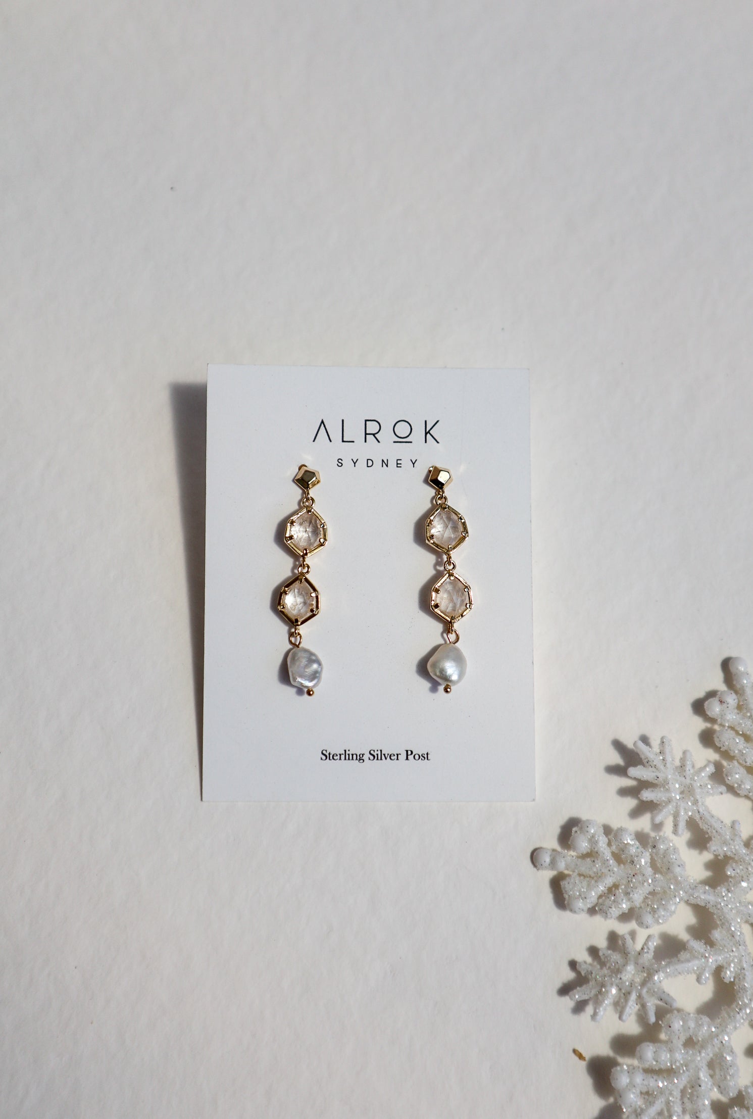 Gala Pearl Drop Earrings image 0