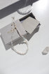 Rock Crystal + Freshwater Pearl Beaded Silver Necklace image 2