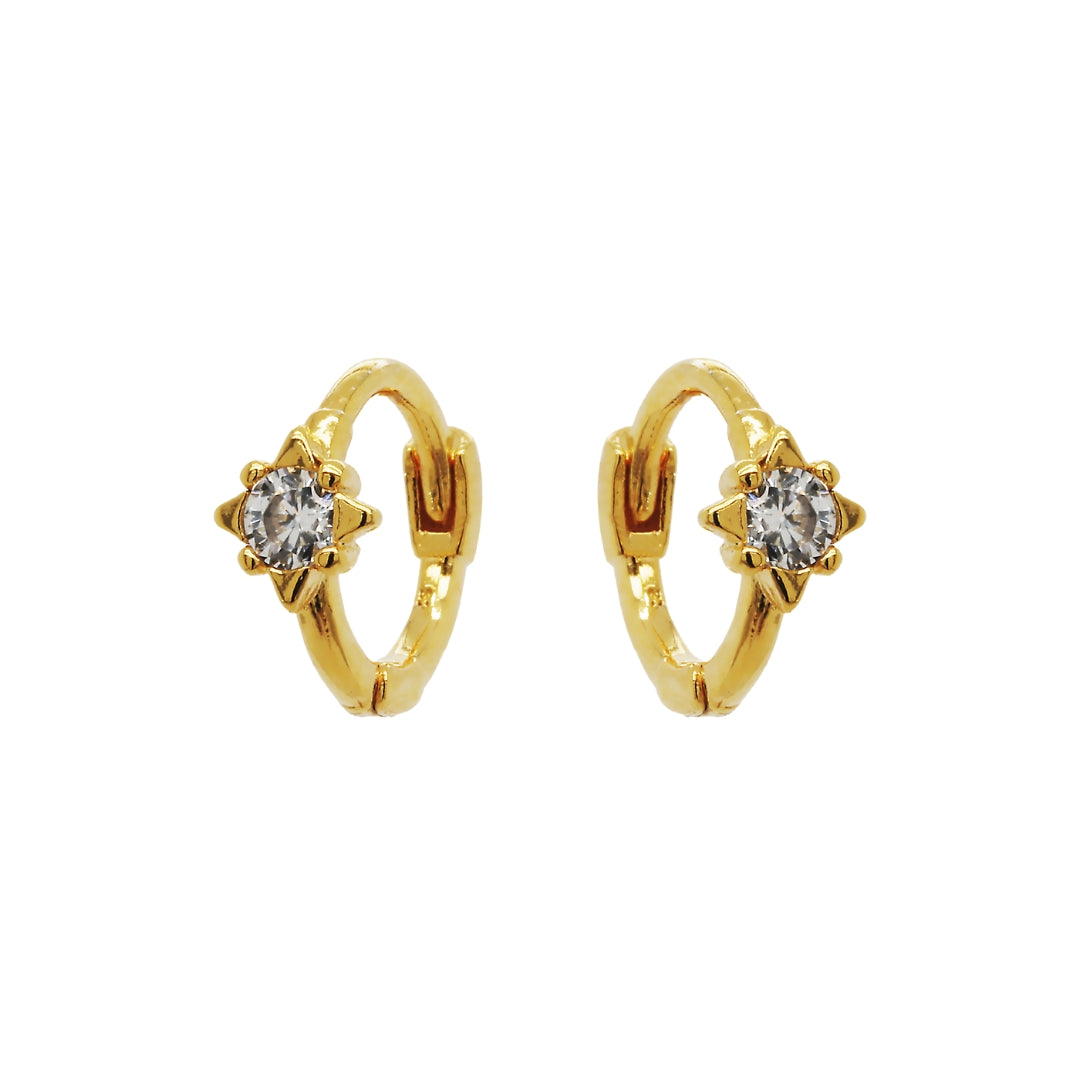 Star Huggie Earrings image 4