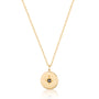 10K Gold Natural Black Diamond Necklace image 0