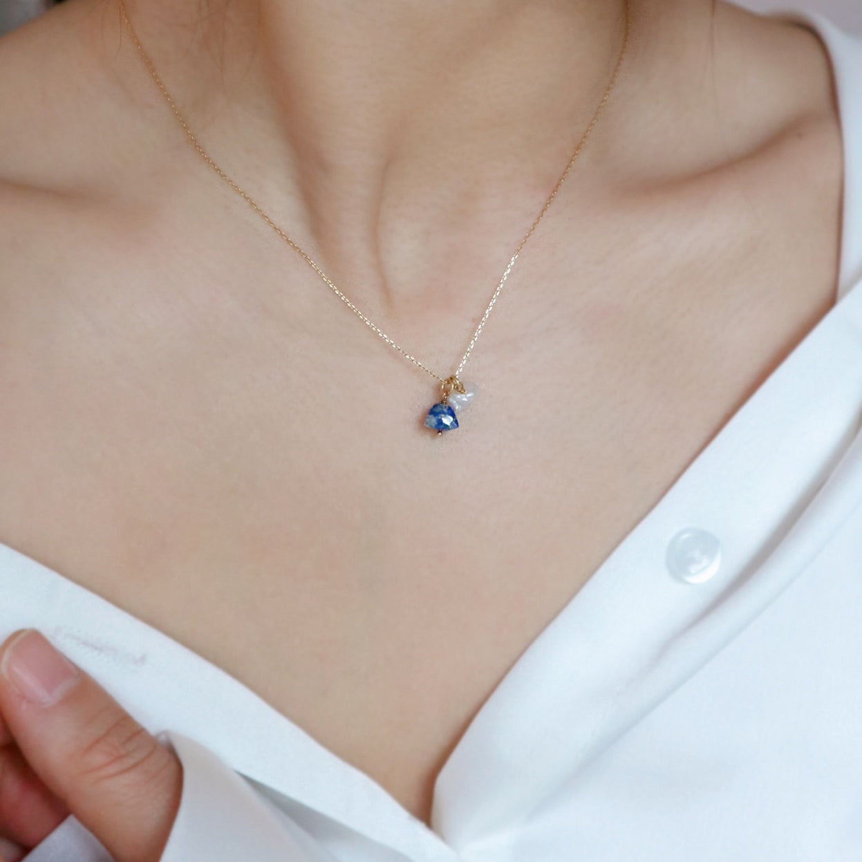 The BloomTri Silver Necklace image 0